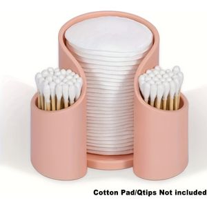 1 stuks Plastic Cosmetica Organizer, -in-één Stick Make-up Remover Opbergdoos voor Gezichtswijgen en Wattenschijfjes, Huis & Auto Badkamer Kleine Item Opslag, Compact Draagbaar Ontwerp