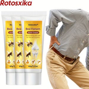3-Pack Rotosxika Bijengif Gewrichtscrème - Plantaardige Formule met Bijengif voor Gewrichten, Artrose, Bursitis - Snelle Hydraterende Crème voor Knieën, Handen, Nek, Lage Rug