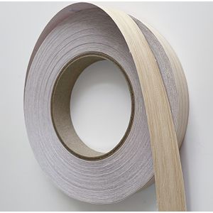 1 Rol Extra Lange 393,7" (10m) Zelfklevende Randbeschermingstape - Stevige PVC Plaatbeschermer met Houtnerf Textuur in , Beig