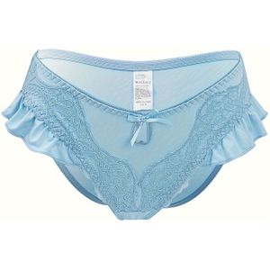 Zoete gerimpelde kanten slipjes, ademende en comfortabele strik intieme slipjes, dameslingerie en ondergoed voor herfst en winter