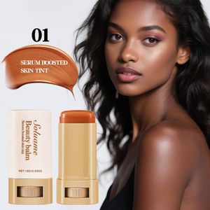 Serum Skin Tint Beauty Balm - Waterbestendig, Transpiratiebestendig, Foundation Stick - Lichtgewicht, Hydraterende Essence voor alle Huidtypes, Beige