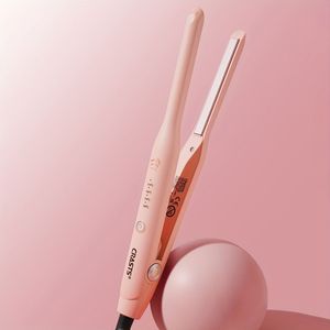 CRASTS Heren Stijltang & Krultang - 4 Snelheden Instelbare Warmte, 220V Stekker, Compact Reisvriendelijk Ontwerp met Ergonomische Handgreep & Veiligheidsslot, Stijltang Voor Mannen