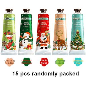 Kerst Handcrème Cadeauset - Diepe Hydratatie & Voeding voor Droge, Gebarsten Beige | Niet- Reisformaat Lotion voor Handen & Voeten | Perfect voor Dagelijkse Verzorging in Herfst/Winter