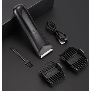 MIUGAN Heren lichaamstrimmer, elektrische scheerapparaat, elektrische - en haartrimmer, keramisch mes mannelijke hygiëne trimmer, volledige lichaamsverzorging