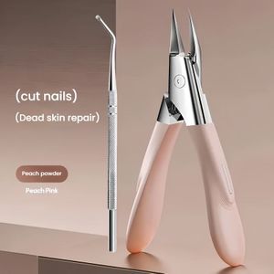 2-delige Professionele Nagelknipper Set, Roestvrijstalen Snaveltang voor Ingroeiende en Dikke Teennagels met Vijl Inbegrepen – Ultra-Scherpe & Duurzame Manicure Gereedschappen