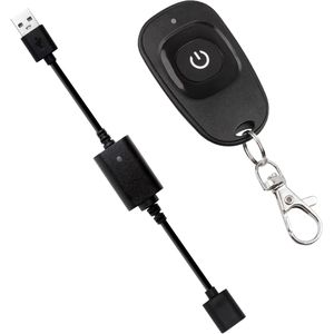 Set van 2/3 stuks 5V kleine draadloze afstandsbediening, elektronisch apparaat USB 2-toets afstandsbediening voor aan/uit, geschikt voor thuis nachtlampje ventilator LED en kantoor gebruik