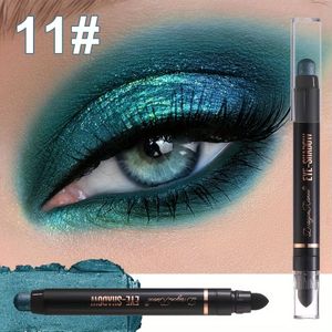 Dragonranee Dubbelzijdige Oogschaduwstift En Eyeliner, Waterdicht, Vlekbestendig, , Multikleurige Palet, Eenvoudige Toepassing Voor En Contouren Van Het Gezicht