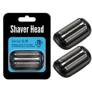 2 stuks 5/6ProSkin Elektrisch Scheerapparaat Vervangingskoppen | Compatibel met S5762, B1000s, B7000cc, R1000s, R1320s, B1300s, R1200s, R1300s, M1200s, M4000cs