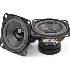 2 stks/partij 2 Inch Draagbare Audio Speaker 10 W Mini Full Range Dual Magnetische Kleine Luidspreker DIY Speakers home Theater