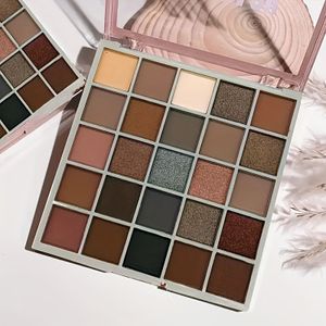25 Kleuren Oogschaduw Palet, Multi-Kleur Parel Matte, Grijs Oogschaduw Palet, Pigment Waterdicht En Zweetbestendig Dagelijkse Make-up Oogschaduw Palet