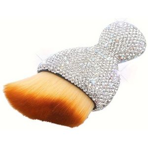 Auto Airconditioner Luchtuitlaat Reiniging Met Strass Ingelegde Borstel, Autowasstraat Zachte Borstel, Auto-interieur Gat Stofverwijderingsborstel Auto-interieur