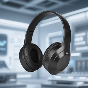 Headset met Ruisonderdrukking en Draadloze Oordopjes met Comfortabel Zacht Kussen, HIFI Stereo Geluid, Geschikt voor Cadeau, Kantoor Gebruik en Muziek Genieten