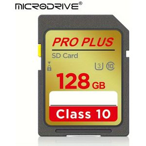 MicroDrive Merk Gouden SD-kaart 16GB 32GB 64GB 128GB 256GB U3 Klasse 10 flash sd-kaart voor camera