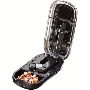 Pillensnijder met Centrering, Verstelbare Pillenverdeler voor Kleine en Tabletten, Nauwkeurige Medicijnverdeeler Geschikt Voor Reizen En Huisdieren