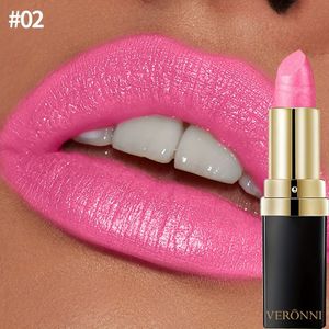 VERONNI 4-Kleur Serie Diamant Glitter Lipstick - Waterproof, Langhoudende Shimmerende Lipgloss met Levendige Roze & Tinten, de Hele Dag te , voor Volwassenen