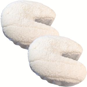 2 stuks Super Zacht Fleece Massage Tafel Gezicht Cradle Cover - Hypoallergeen, Ideaal voor Spa en Salon Gebruik, Massage Tafel Accessoires