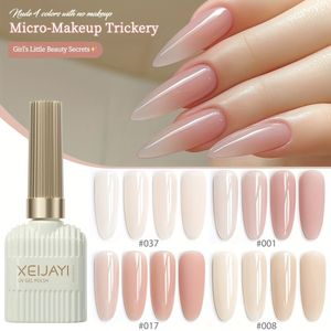 Spring Nagel 2025 Mode Nagels Kunst 4 Kleuren Set 15ml Nagellak Gel Nagelgel Salon Vrouwelijke Nagelkunst Gereedschap Modieuze Nagels