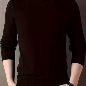 2024 Nieuwe Collectie Herfst/Winter Kleur Standkraag Trui voor Mannen