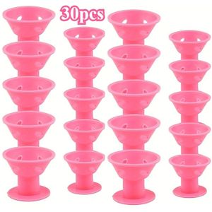 30pcs Hair Curlers Set, Mushroom-shaped Curling Tools, Spiral Curling Styling Kit For All Hair Types, Ideal For Business And Daily Use - And Remove - Suitable For All