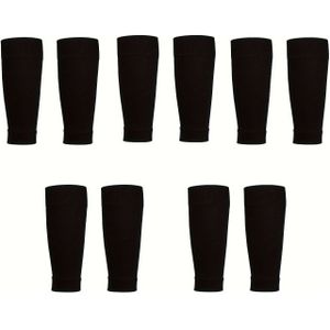 E5airc professionele voetbalsokken competitie kuitbescherming, heren compressie gebreide zweetabsorberende beenbescherming, sportsokken