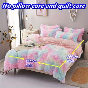 Lang Pluche Warme Polyester Beddengoedset met 3 stuks