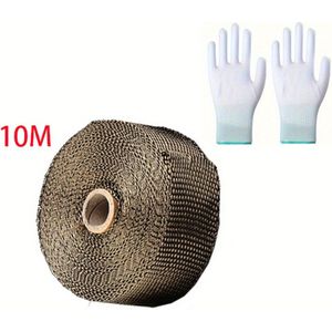 Glasvezel Uitlaatfolie voor Motorfietsen - Hittebeschermingstape voor Thermische Bescherming & Vuurisolatie