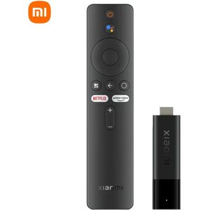 Xiaomi TV Stick 4K - 3840 x 2160 Ultra HD Speler met 2GB & 8GB ROM, / , 5.2Gbps Snelle Wi-Fi, Afstandsbediening, voor Smart TVs, Streaming Apparaat, Strak Ontwerp, Hoogwaardige Constructie