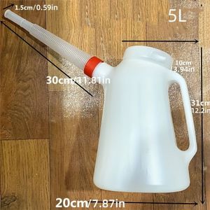 Universele Olie-Maatschepfles voor Auto's en Motoren, met een Capaciteit van 1,2 tot 5 Liter