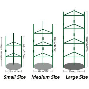 Plant Support Tomato Rack- From 15.74 Inches To 62.99 Inches-easy To Assemble, Strong And -suitable For Climbing Tomatoes, Peppers, And Eggplants