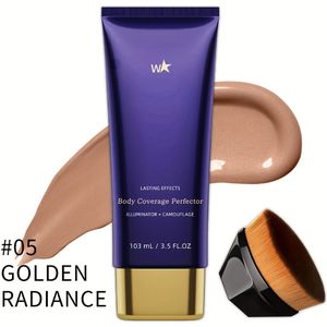 Multi-Kleur Lichaamstatoeageconcealer - Voedende Formule, Langdurige Vochtigheid Geschikt voor Alle Licht Beige Types + Foundation Borstel Ideaal voor Buitengebruik, Moederdag en Bruiloft Cadeaus