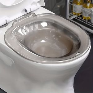1pc Toilet Zittende Badkuip, Antislip en Morsbestendige Zittende Badkuip, Luxe Zittende Badkuip - Comfortabele Postpartum Herstel, en Hygiëne Badkameraccessoires