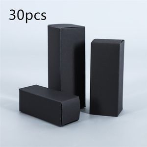 30 Stuks Verfijnde Papieren Doosjes Zwart Wit Lippenstift Parfüm Sieraden Reis Sample DIY Geschikt voor Elk Feest, Geboortejaar Trouwgeschenken Bedrijfsdozen Kerstdagen Halloween
