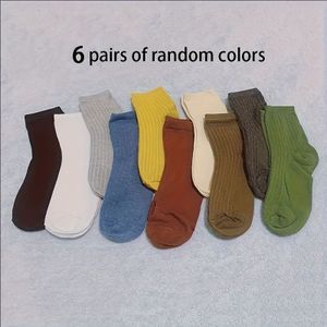 6 Heren Mid-Calf Retro Sokken Voor Herfst En Winter.