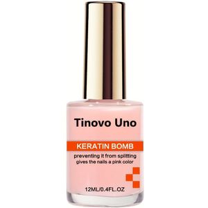 Roze nagellak Keratine Booster, creëert gezonde roze nagels, snel drogend en langdurig, geeft glans en beschermt nagels.