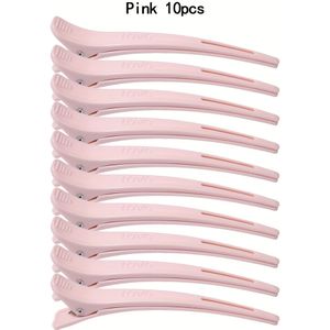 Speciaal haarstylist lang snavel duckbill clips voor haarzalen, gebruikt voor permanente, kleuren en secties zonder tekenen.