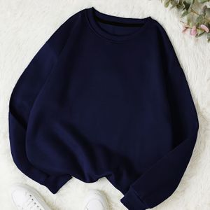 Vrouwen Casual Thermische Lange Mouw Trui - Kleur, Relaxed Fit, Wasmachinebestendig Lente/Herfst Top, Design, Gladde Stof, Kreukvrij Kledingstuk, Comfortabele Outfit