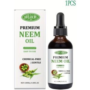 Neem Etherische Olie voor Hydratatie van Lichaam en Gezicht, Hand Light Beige & Nagels, Volledige Lichaamsverzorging Massageolie 100ml 1/2st