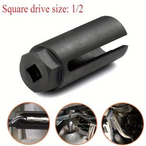 1pc Vierkante aandrijving maat 1/2 Universeel 22mm Sockel Sleutel Zuurstofbevattende Europese standaard Zuurstofvacuüm sensor verwijdering Sockel kit Auto gereedschap
