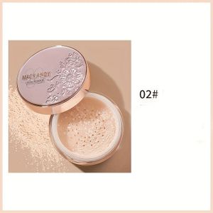 Translucent Setting Powder Afwerking Make-up Loose Setting Powder Flitsvriendelijk Translucent Powder Foundation Losse gezichtspoeder Inclusief Koreaanse markeerstiftmake-up