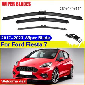Set van Voor- en Achterwisserbladen voor for ford Fiesta 7 van 2017 tot 2023 voor het Reinigen van de Voorruit