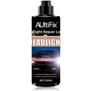 AULTIFIX Auto Koplamp Reparatie Crème, 100ml, Anti-oxidatie & Krassen Reparatie, PVC Plastic Polish, Universele Passendheid voor Auto Licht Maintenance & Care