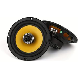 Een Paar 6.5-inch Auto Volgolf Luidsprekers 4 Ohm Hoge Kwaliteit Duidelijke Menselijke Stem Auto Luidsprekers , Midden- en Hoge Tonen Zijdezachte Geluidskwaliteit voor Auto Audio Optimalisatie