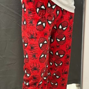 Marvel Rode Mode Spider-Man Warme Slaapbroek, Plus Size Klassieke Joggers voor Stellen - Essentiële Stijlvolle en Comfortabele Kleding met Spider-Thema Ontwerp