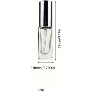 12 stuks 5ml 10ml 20ml Parfum Sprayfles Glas Drukverstuiver Navulbare Cosmetica Lege Verpakking Reizen Draagbaar Mini Flesje