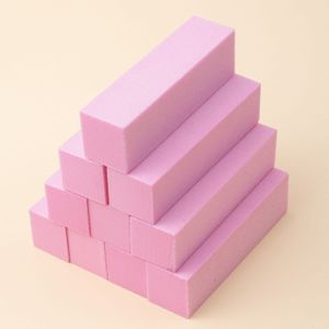 10 Stuks Nagelvijlen - 4-zijdige 120 Grit Paarse Schuimpolijzers, Hypoallergene Professionele Manicuregereedschappen voor Dikke Nagels, Callusverwijdering en Nagelvorming, Nagelkunstbenodigdheden