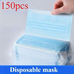 Langdurig gebruik wegwerpmasker, meerlaags, lagen ademend, lichtblauw, volwassenen niet-stof, voor buitengebruik