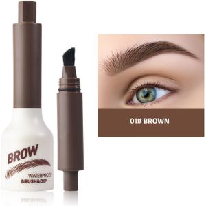 BROW Waterproof Vloeibare Wenkbrauwpotlood, Langdurig, Gemakkelijk aan te brengen, Perfect voor alle huidtypes, Zweetbestendig, uiterlijk