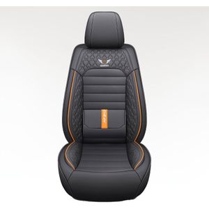Luxury Leather Car Seat Covers, Fit, And Skin-friendly, Full Coverage With Waist Support, Suitable For All - Hand Wash Or