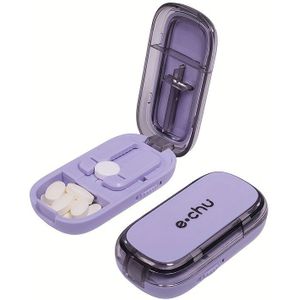 Pillensnijder met Centrering, Verstelbare Pillenverdeler voor Kleine en Tabletten, Nauwkeurige Medicijnverdeeler Geschikt Voor Reizen En Huisdieren