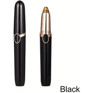 Oplaadbaar Wenkbrauw Scheermes, USB Opladen Mechanische Scheerapparaat Haarverwijderaar, Vlekkeloze Pijnloze Gezichtshaar Trimmer voor Vrouwen & Mannen, Anti-Kloksgewijs Rotatie, ≤36V